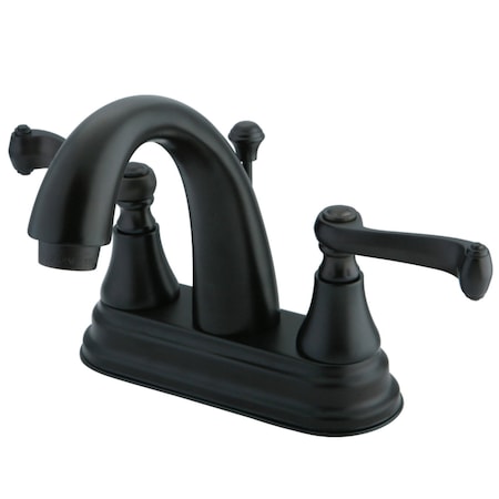 Kingston Brass KS7615FL 4" Centerset Bathroom Faucet, Oil Rubbed Bronze KS7615FL